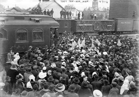 William Howard Taft Campaigning in Ada, Minnesota, 1908