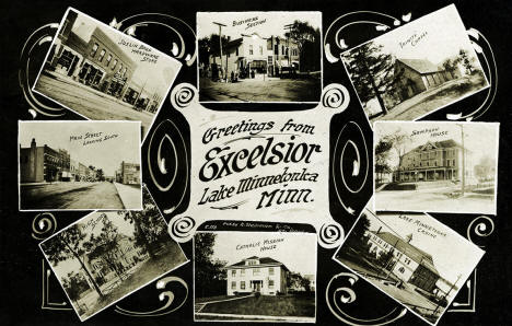 Multiple scenes, Excelsior, Minnesota, 1912