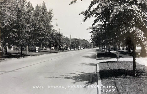 Lake Avenue, Forest Lake, Minnesota, 1940s