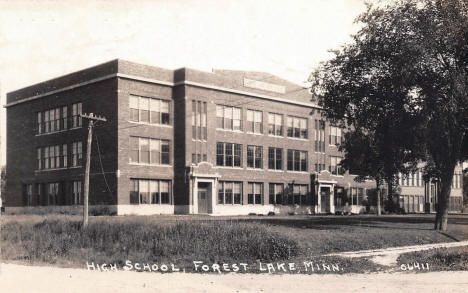 High School, Forest Lake, Minnesota, 1940s