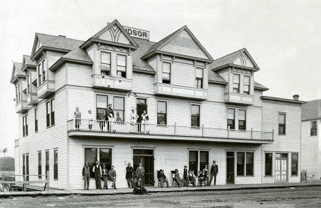 Windsor Hotel, Frazee, Minnesota, 1905