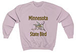 Minnesota State Bird Unisex Heavy Blend Crewneck Sweatshirt