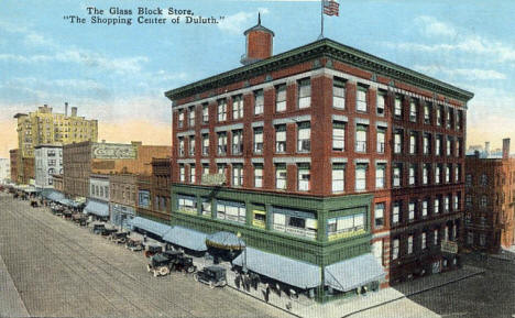 The Glass Block Department Store, Duluth Minnesota, 1920's