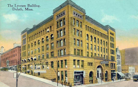 Lyceum Building, Duluth Minnesota, 1910's?