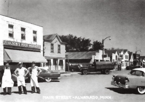 Main Street, Alvarado, Minnesota, 1950s