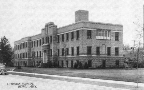 Lutheran Hospital, Bemidji Minnesota, built in 1929, south wing added in 1938.