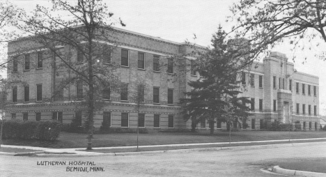 Bemidji Community Hospital built in 1929, additions in 1938 and 1960.