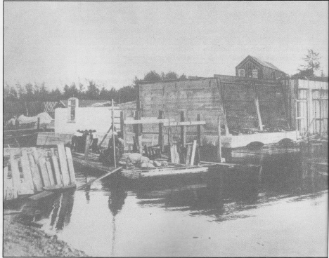 Warfield Electric hydro generating station was started in 1905. The first dam on the Mississippi River is four miles east of Bemidji.