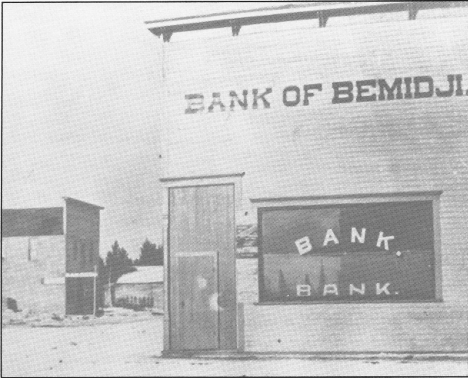 Bank of Bemidji built in 1897 located on 4th and Minnesota.