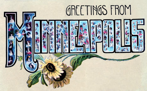 Greetings from Minneapolis, Minnesota, 1908