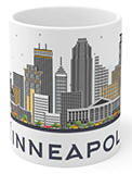 Minneapolis Skyline Ceramic Mug