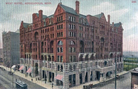 West Hotel, Minneapolis Minnesota, 1900's