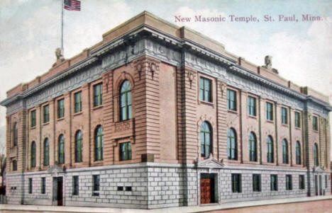 New Masonic Temple, St. Paul Minnesota, 1917