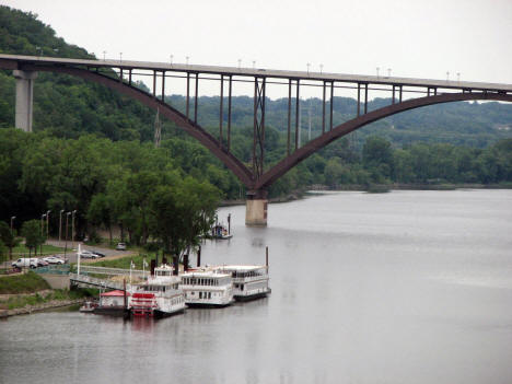 High Bridge and Harriet Island, St. Paul Minnesota, 2007