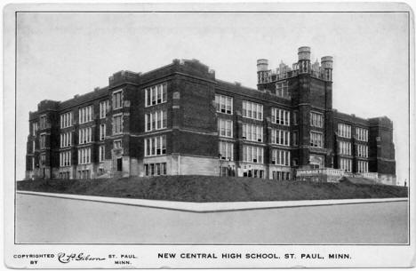 New Central High School, 275 N Lexington Parkway, St. Paul, Minnesota, 1912