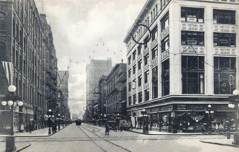 Robert Street in Winter, St. Paul, Minnesota, 1910s