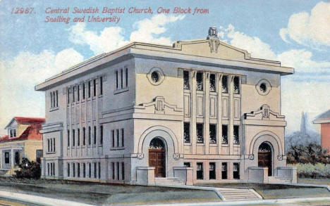 Central Swedish Baptist Church, St. Paul, Minnesota, 1917
