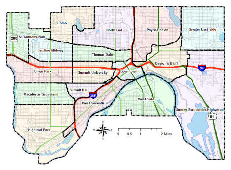 Neighborhoods of Saint Paul, Minnesota