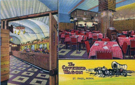 The Covered Wagon, 320 Wabasha Street, St. Paul, Minnesota, 1954