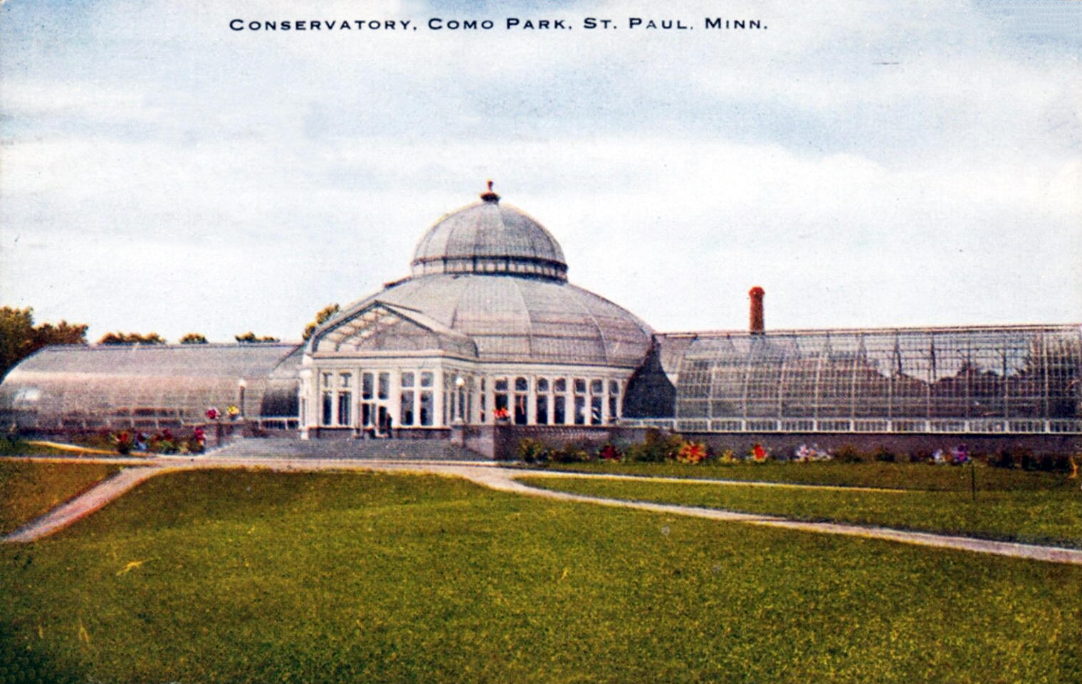 Antique 1906 ST PAUL MINNESOTA Map 22x14 ~ Old Original COMO PARK  CONSERVATORY