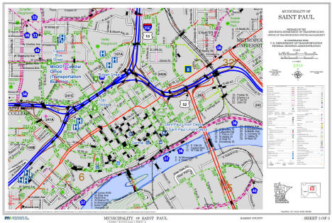 Downtown St. Paul Map, 2019