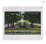 Como Park "Gates Ajar" Postcard Throw Blanket