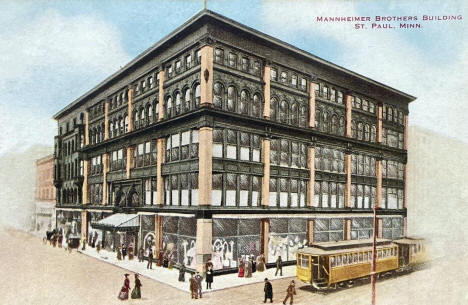 Mannheimer Brothers Building, 6th and Robert, St. Paul, Minnesota, 1911