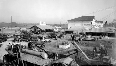 Oliver Implement Co. on Machinery Hill at the Minnesota State Fair, 1939