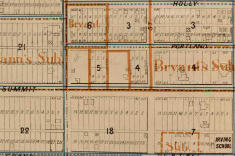 Sample of plat map detail