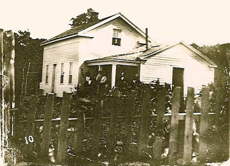 J H Stevens House, the first house in Minneapolis Minnesota, 1849