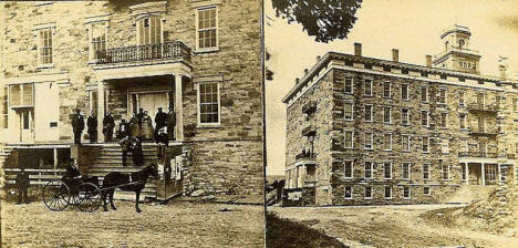 Winslow House, St. Anthony (later Minneapolis Minnesota), 1856