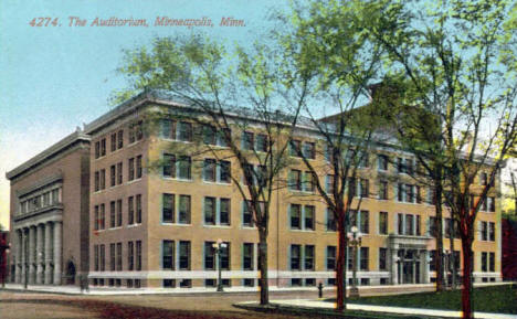 Auditorium, Minneapolis Minnesota, 1910's