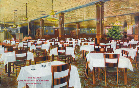 "The Cafe", Donaldson's Tea Rooms, Minneapolis Minnesota, 1910