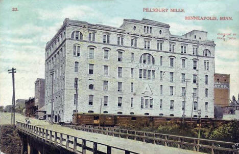 Pillsbury Mills, Minneapolis Minnesota, 1914