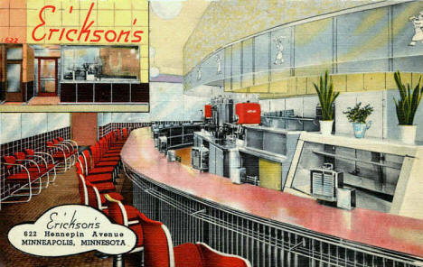 Erickson's, 622 Hennepin Avenue, Minneapolis Minnesota, 1949