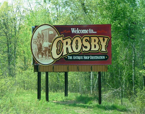 Crosby Minnesota Welcome Sign, 2007