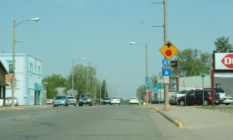 Street scene, Crosby Minnesota, 2007