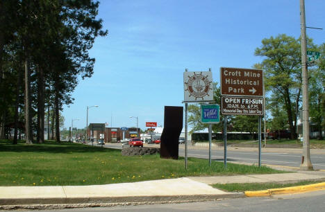 Street scene, Crosby Minnesota, 2007