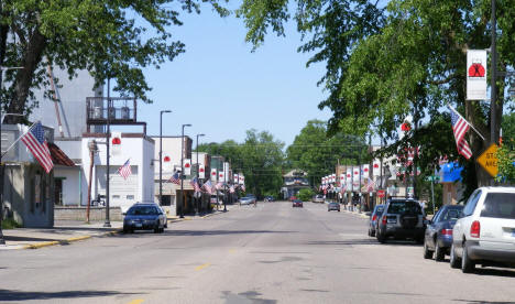 Street view, Mora Minnesota, 2007