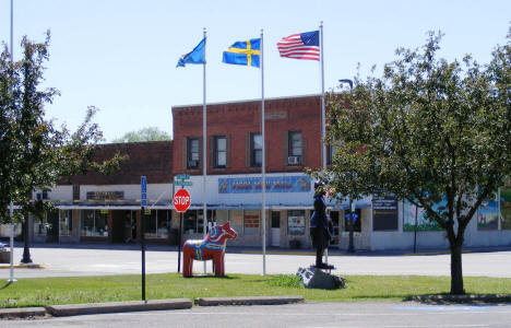 Street view, Downtown Mora Minnesota, 2007