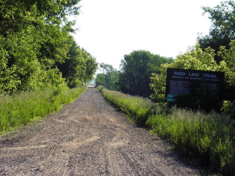 Start of the Soo Line Trail, Pierz Minnesota, 2007