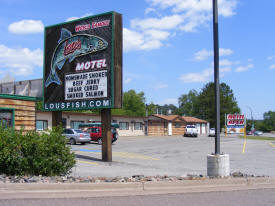 Lou's Fish House and Motel, Two Harbors Minnesota