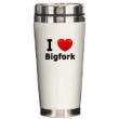 I Love Bigfork Ceramic Travel Mug