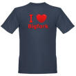 I Love Bigfork Organic Men's T-Shirt (dark)