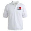 I Love Bovey Golf Shirt