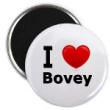 I Love Bovey Magnet