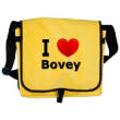 I Love Bovey Messenger Bag
