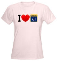 I Love Highway 61 Women's Light T-Shirt