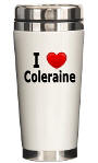 I Love Coleraine Ceramic Travel Mug
