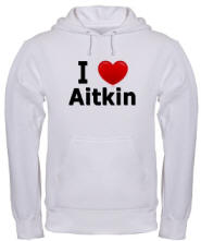 I Love Aitkin Hooded Sweatshirt